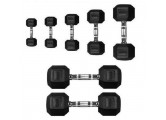 Гантель 30кг Perform Better Rubber Encased Hex Dumbbells 4137-30\BK-30-00