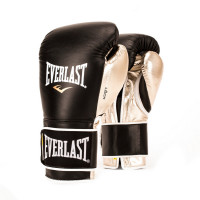 Перчатки тренировочные Everlast Powerlock 14oz P00000613 черный\золотой