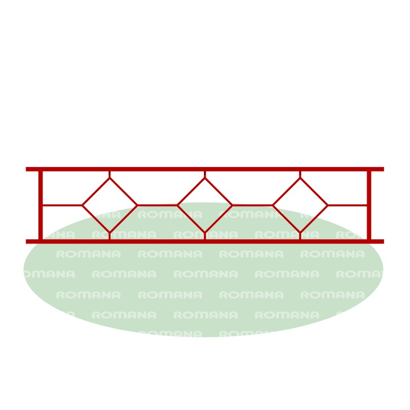 Секция ограждения Romana 303.03.00 800_800