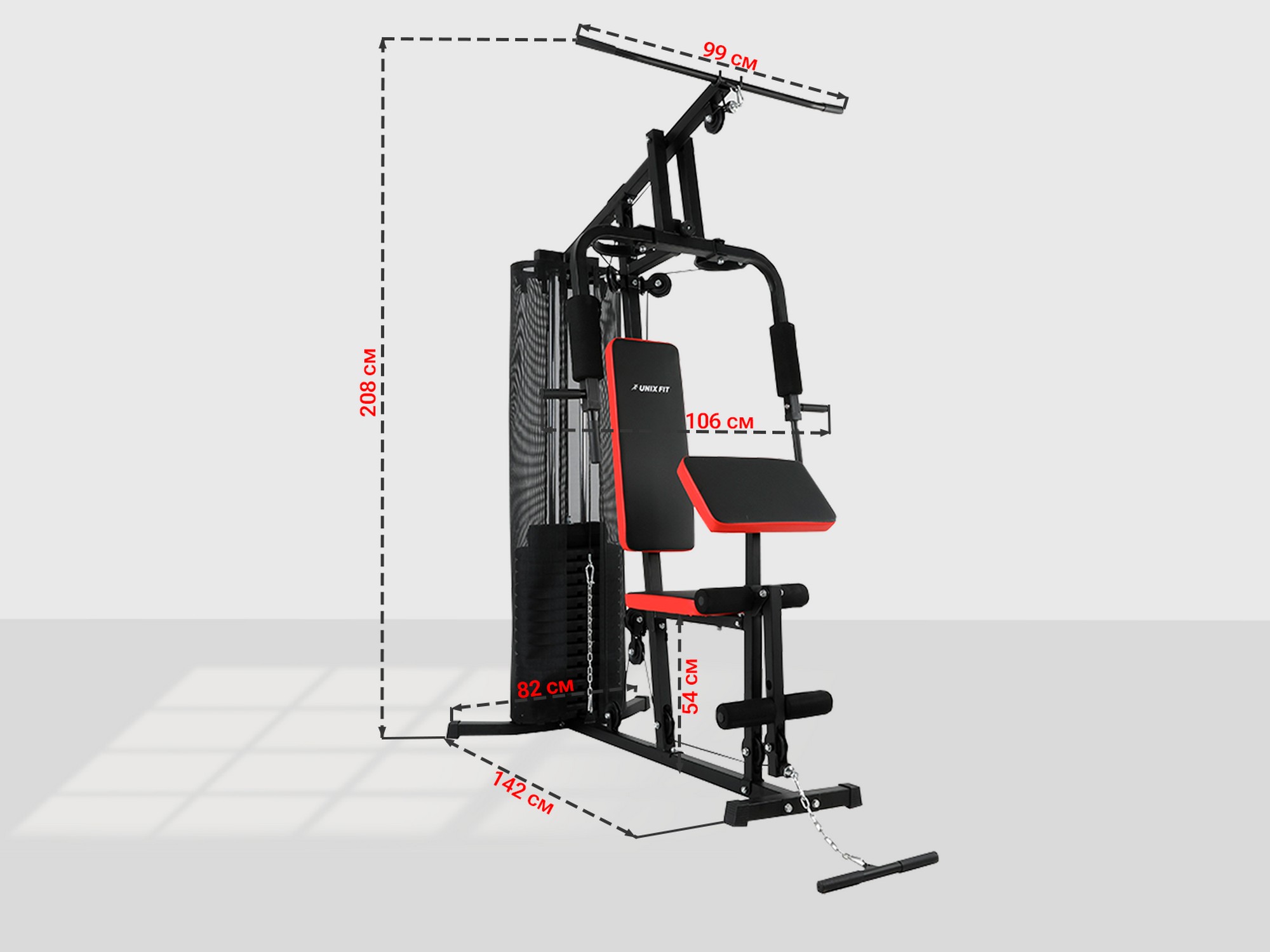 Силовой комплекс UnixFit BLOCK 70 BSBL70 2000_1500